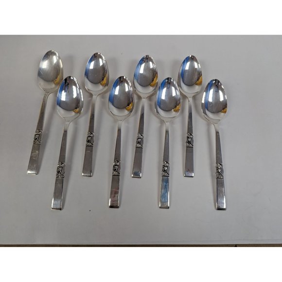 Oneida Morning Star Silverplate 1948 Serving for 8 Set of 47 - Picture 6 of 9